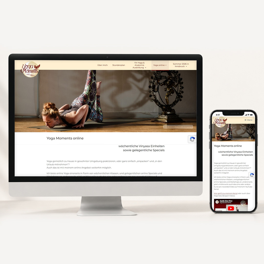 Yoga-moments — Inner Page