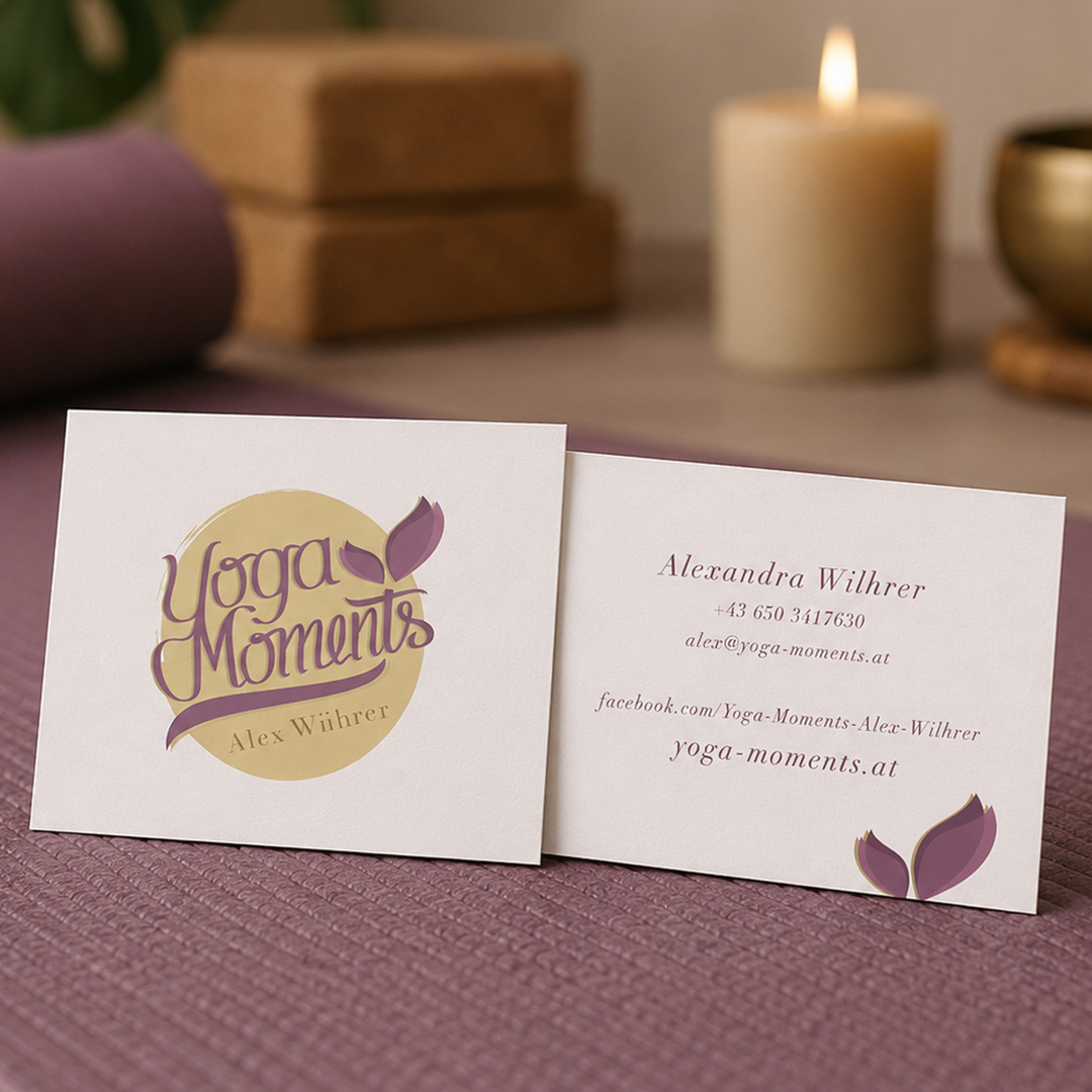 Yoga-moments — Business Cards
